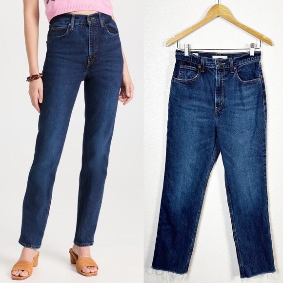 Levi’s Premium Women’s 70s High Rise Slim Straight Jeans Size 28 - Picture 1 of 12